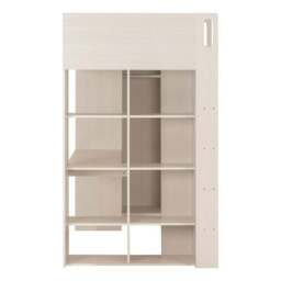 Jupiter Children's High Sleeper Bed, White & Grey - thumbnail 6