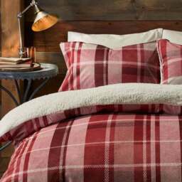 Mulford Check Duvet Cover & Pillowcase Set - thumbnail 2