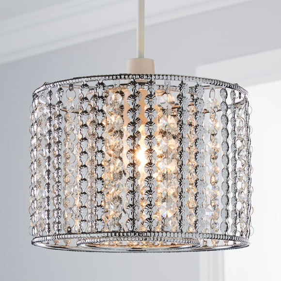 Monica Chrome Easy Fit Pendant Shade - image 1