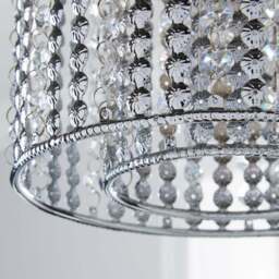Monica Chrome Easy Fit Pendant Shade - thumbnail 3