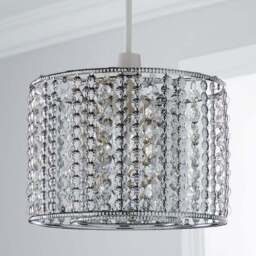 Monica Chrome Easy Fit Pendant Shade - thumbnail 2