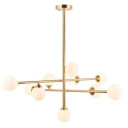 Vogue Willis Art Deco 10 Light Adjustable Pendant Light - thumbnail 5