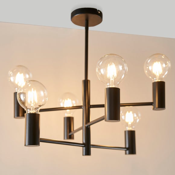 Return - Vogue Forsan 6 Light Semi Flush Ceiling Light - image 1