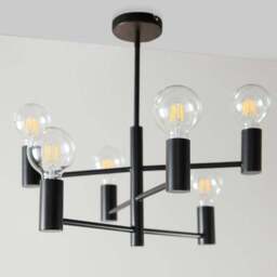 Return - Vogue Forsan 6 Light Semi Flush Ceiling Light - thumbnail 2