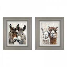 Cedar & Sage Set of 2 Eey and Ore & Abe and Lincoln Framed Prints - thumbnail 2