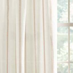 Boucle Stripe Tape Top Single Voile Panel - thumbnail 3