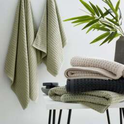 Waffle Cotton Towel - thumbnail 2