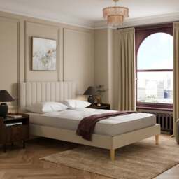Brandon Chenille Bed Frame - thumbnail 1