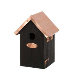Fallen Fruits Black Copper Winter Wren Bird House - thumbnail 2
