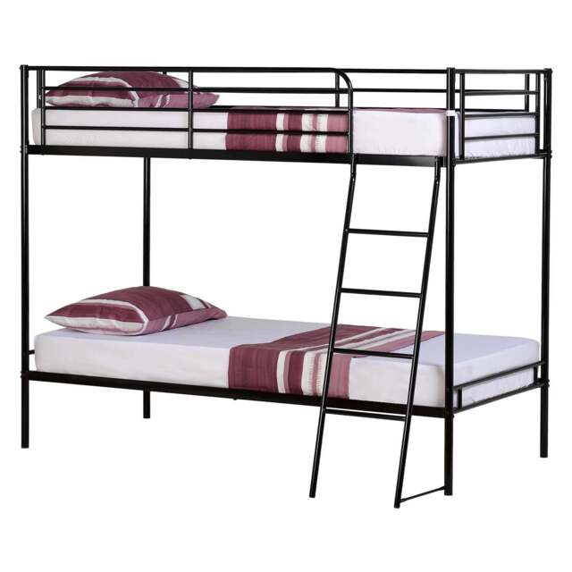 Brandon Metal Bunk Bed Black
