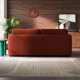 Zoe II Velvet 3 Seater Sofa - thumbnail 2