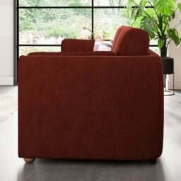 Zoe II Velvet 3 Seater Sofa - thumbnail 3