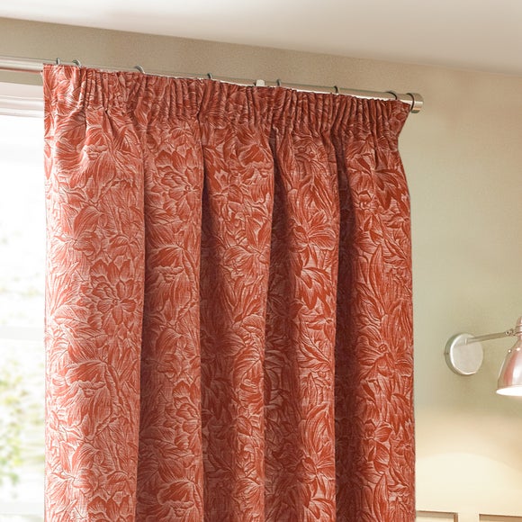 Grantley Brick Pencil Pleat Curtains - image 1