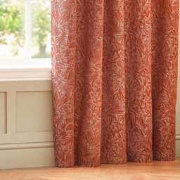 Grantley Brick Pencil Pleat Curtains - thumbnail 5