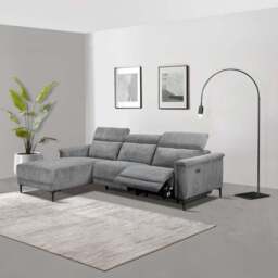 Lund Corduroy Power Recliner 3 Seater Chaise Sofa - thumbnail 4