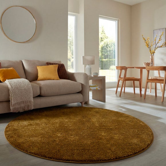 Slumber II Sheen Shaggy Round Rug - image 1