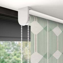 Zander Geometric Print Daylight Made to Measure Roller Blind - thumbnail 4