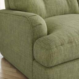 Martha 2 Seater Double Sofa Bed, Slub Faux Linen - thumbnail 4