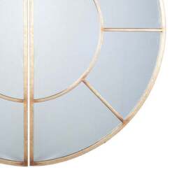 Window 2 Section Round Wall Mirror - thumbnail 2