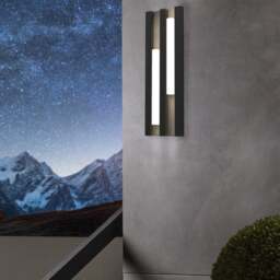 EGLO Fandina Modern LED Indoor Outdoor Wall Light - thumbnail 1