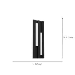 EGLO Fandina Modern LED Indoor Outdoor Wall Light - thumbnail 4