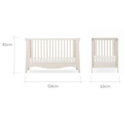 CuddleCo Clara Mini Cot Bed, Cashmere - thumbnail 6