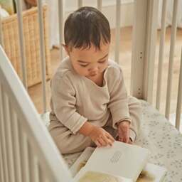 CuddleCo Clara Mini Cot Bed, Cashmere - thumbnail 2
