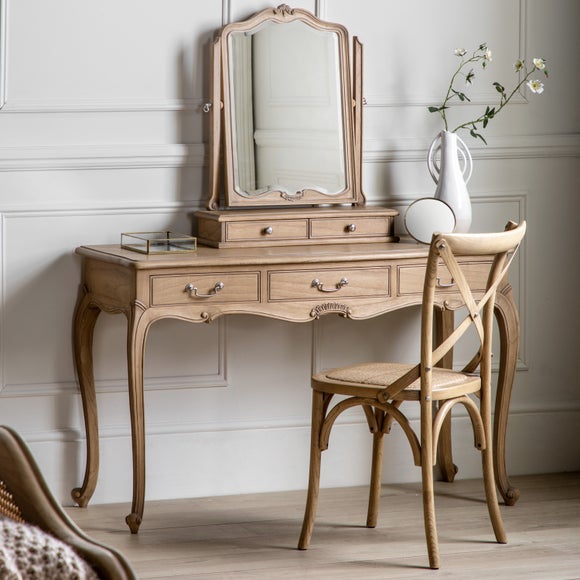Stoke Weathered Dressing Table Mirror - image 1