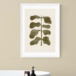 East End Prints Linocut Branch Print - thumbnail 1