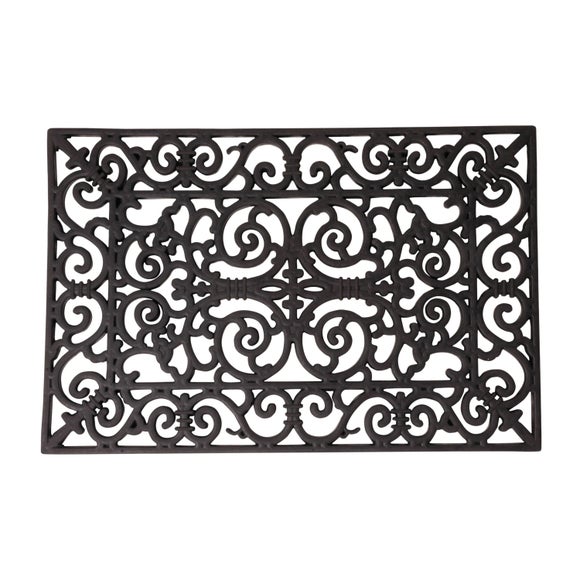 Fallen Fruits Large Rectangle Rubber Doormat
