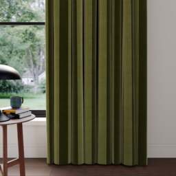 Elements Velvet Stripe Made to Measure Curtains - thumbnail 1