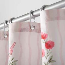 Heart and Soul Floral Frilled Shower Curtain - thumbnail 3