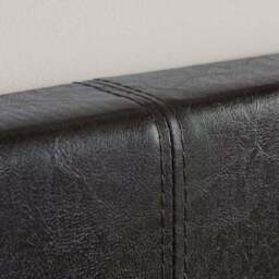 Berlin Ottoman Bed Frame, Faux Leather - thumbnail 4