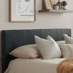 Berlin Ottoman Bed Frame, Faux Leather - thumbnail 3