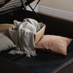 Berlin Ottoman Bed Frame, Faux Leather - thumbnail 6