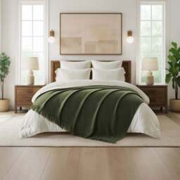 Brushed Boucle Throw Blanket - thumbnail 4