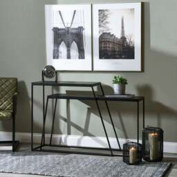 Set of 2 Mashiko Console Tables - thumbnail 1