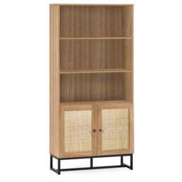 Hollis Tall Bookcase, Oak - thumbnail 3