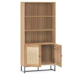Hollis Tall Bookcase, Oak - thumbnail 4