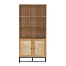 Hollis Tall Bookcase, Oak - thumbnail 2