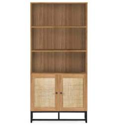 Hollis Tall Bookcase, Oak - thumbnail 5