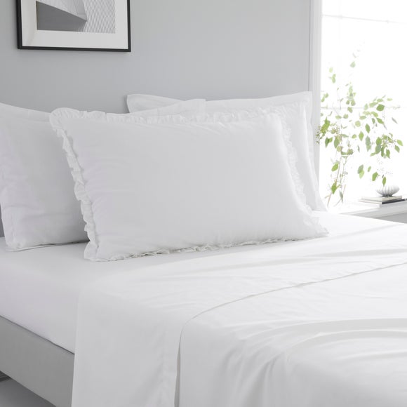 Pure Cotton Frilled Pillowcase - image 1