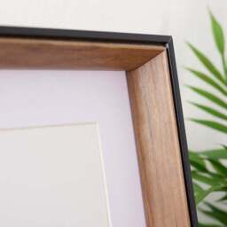 Fulton Natural and Black Photo Frame - thumbnail 2