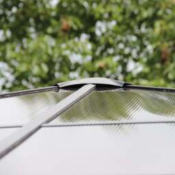 Lugano Polycarbonate 3m x 3m Grey Gazebo - thumbnail 3