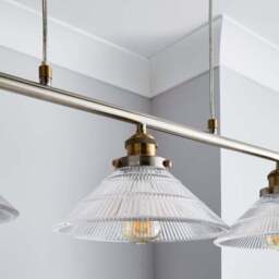 Logan 3 Light Diner Ceiling Light - thumbnail 3