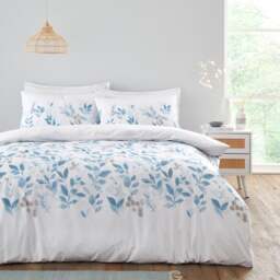 Abeny Leaves Cotton TENCEL Duvet Cover & Pillowcase Set - thumbnail 1