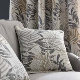 Leaf Jacquard Cushion - thumbnail 1