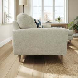Sven Chunky Chenille Large Corner Chaise Sofa - thumbnail 2