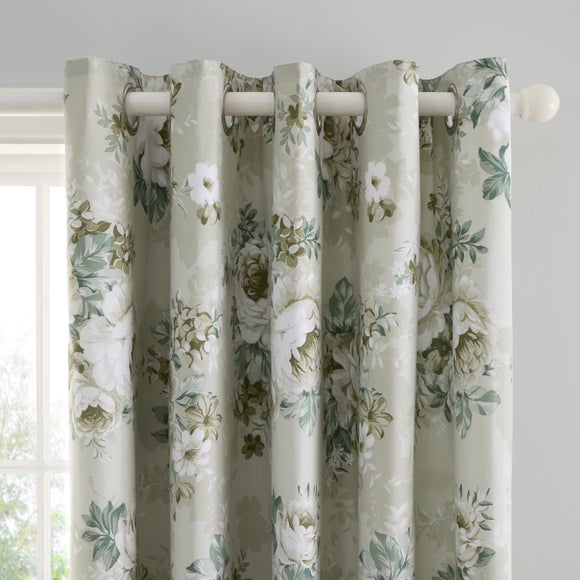 Darla Floral Eyelet Curtains - image 1