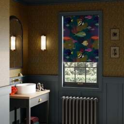 Reef Teal Blackout Roller Blind - thumbnail 1